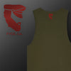 Asslete Military Green Muscle Tank