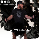 Fvck, CA. Black/Silver Daddy Logo Shirt - Fvck, CA.